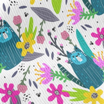 Fun Forest Kitten Standard Corduroy