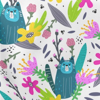 Fun Forest Kitten Stretch Ponte