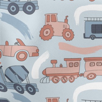 Car Train Cement Truck Stretch Ponte