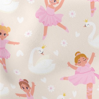 Ballet Girl Dancing Hard Stretch Ponte