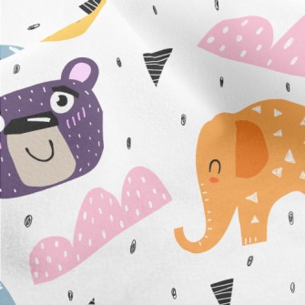 Smiling Elephant Big Bear Micro Fleece