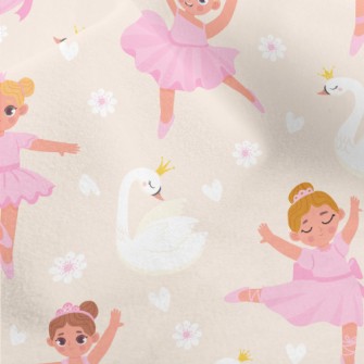 Ballet Girl Dancing Hard Micro Fleece