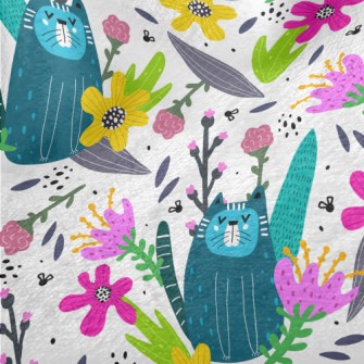 Fun Forest Kitten Minky