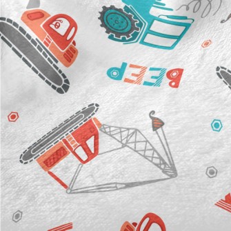 Excavator Crane Truck Minky