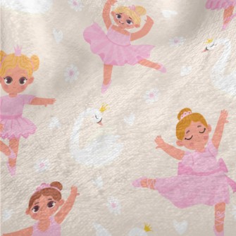 Ballet Girl Dancing Hard Minky