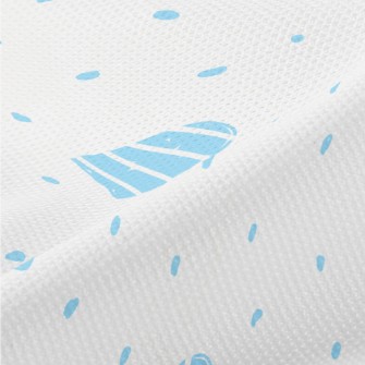 Cut Rectangular Block Piqué