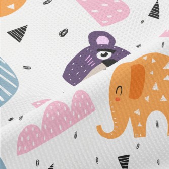 Smiling Elephant Big Bear Piqué