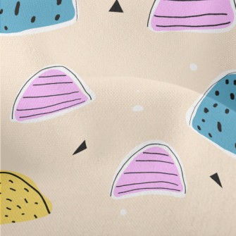 Triangular Blocks Of Different Lightweight Performance Linen