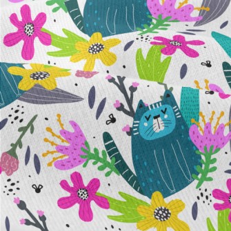 Fun Forest Kitten Modern Jersey