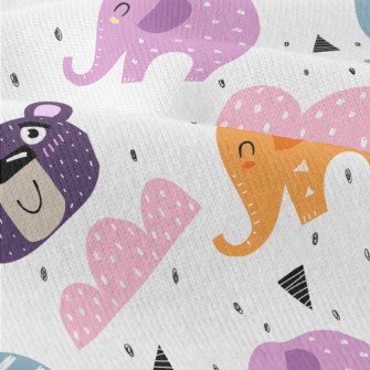 Smiling Elephant Big Bear Modern Jersey