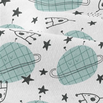 Line Planet Rocket Modern Jersey
