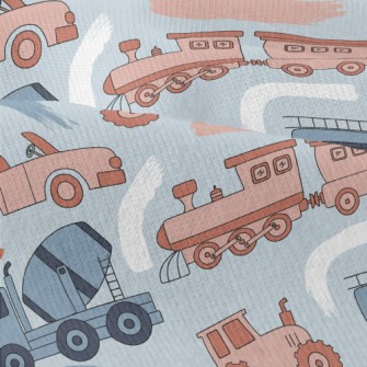 Car Train Cement Truck Modern Jersey