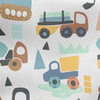 Truck Trailer Jersey Backed Fleece