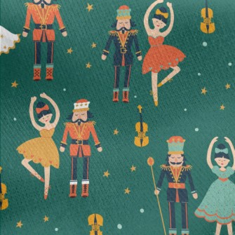 Nutcracker Character Jersey Backed Fleece