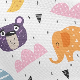 Smiling Elephant Big Bear Pongee