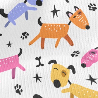 Smiling Puppy Stretch Jersey