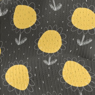 Coil Sunflower Stretch Jersey