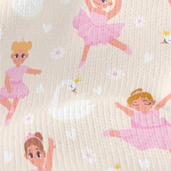 Ballet Girl Dancing Hard Stretch Jersey