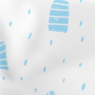 Cut Rectangular Block Lightweight Cotton Poplin