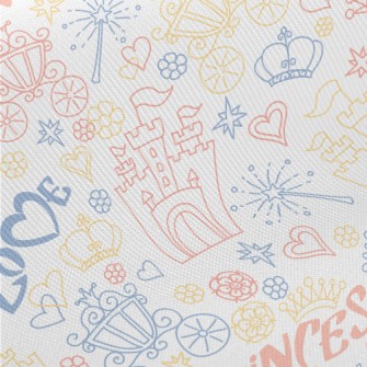 Princess Dream Castle Midweight Cotton Poplin