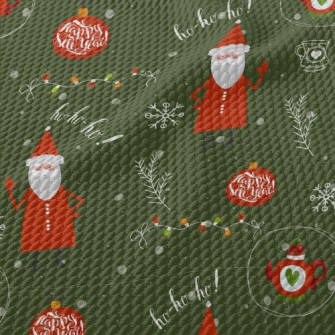 Slim Santa Claus Birdseye Piqué