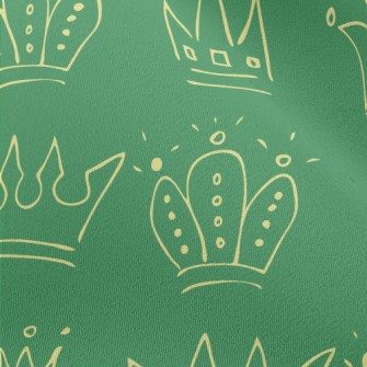 Line Pattern Crown Chiffon
