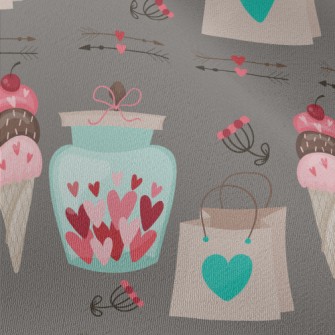 Love Paper Bag Gift Chiffon