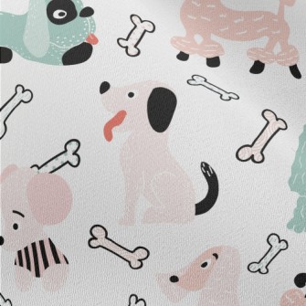 Lively Two-color Puppy Chiffon