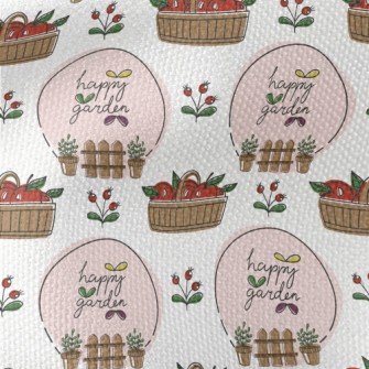 Happy Flower Orchard Waterproof Canvas