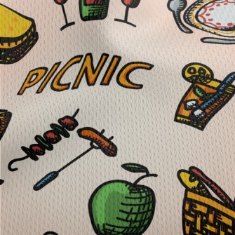 Leisure Picnic Record Athletic Mesh Flat Back