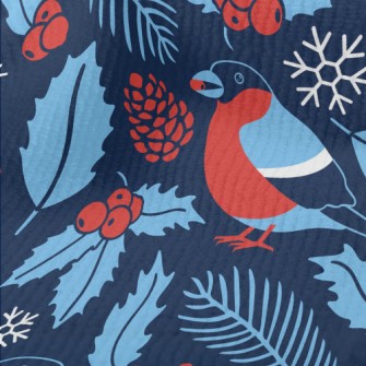 Bullfinch With Berries Terry