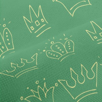 Line Pattern Crown Performance Linen