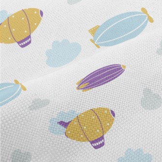 Cute Flying Ship Performance Linen