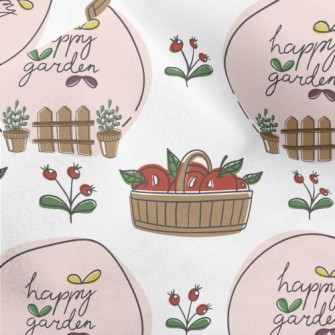 Happy Flower Orchard Micro Fleece