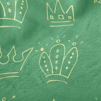 Line Pattern Crown Minky