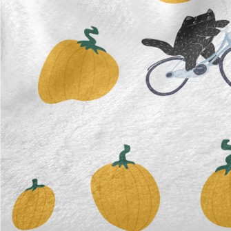 Black Cat And The Giant Pumpki Minky