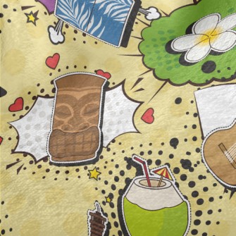 Beach Vacation Minky