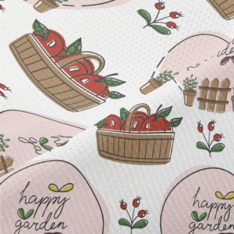 Happy Flower Orchard Piqué