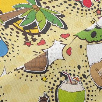 Beach Vacation Piqué