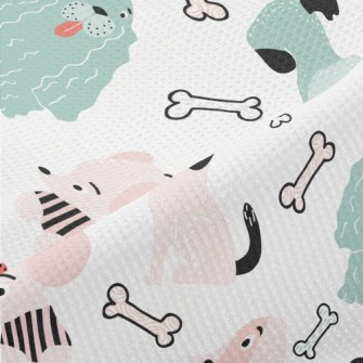 Lively Two-color Puppy Piqué