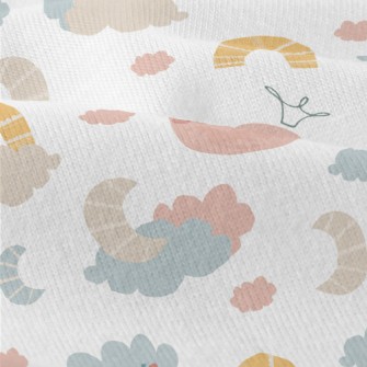 Smiley Moon Rainbow Modern Jersey