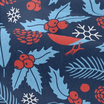 Bullfinch With Berries Modern Jersey