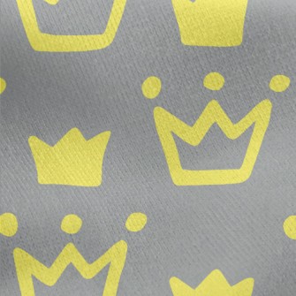 Small Cute Crown Jersey Backed Fleece