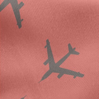 Neat Flying Plane Jersey Backed Fleece