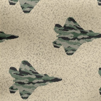 Camouflage Fighter Jersey Backed Fleece