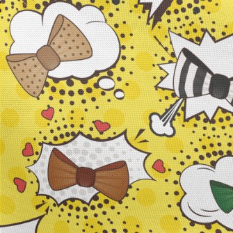 Colorful Bow Design Pongee