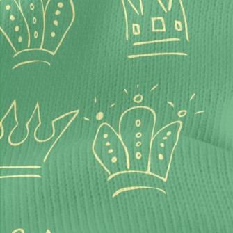 Line Pattern Crown Stretch Jersey
