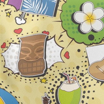 Beach Vacation Lightweight Cotton Poplin