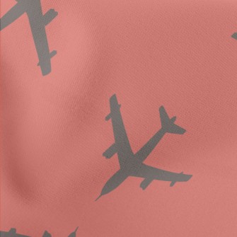 Neat Flying Plane Lightweight Cotton Poplin