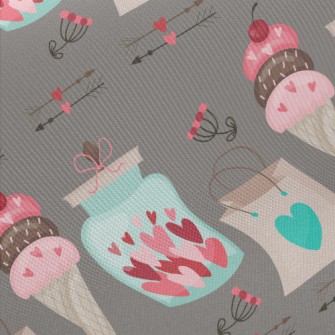 Love Paper Bag Gift Midweight Cotton Poplin